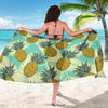 Pineapple Pattern Print Design PP03 Sarong Pareo Wrap-JORJUNE.COM