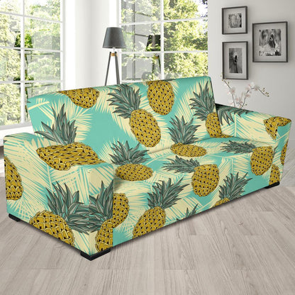 Pineapple Pattern Print Design PP03 Sofa Slipcover-JORJUNE.COM