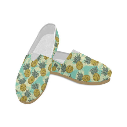 Pineapple Pattern Print Design PP03 Women Casual Shoes-JorJune.com