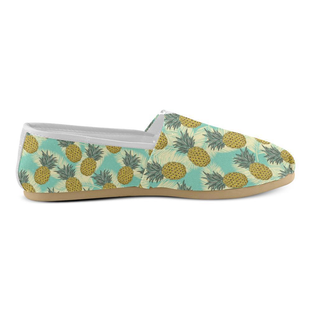 Pineapple Pattern Print Design PP03 Women Casual Shoes-JorJune.com
