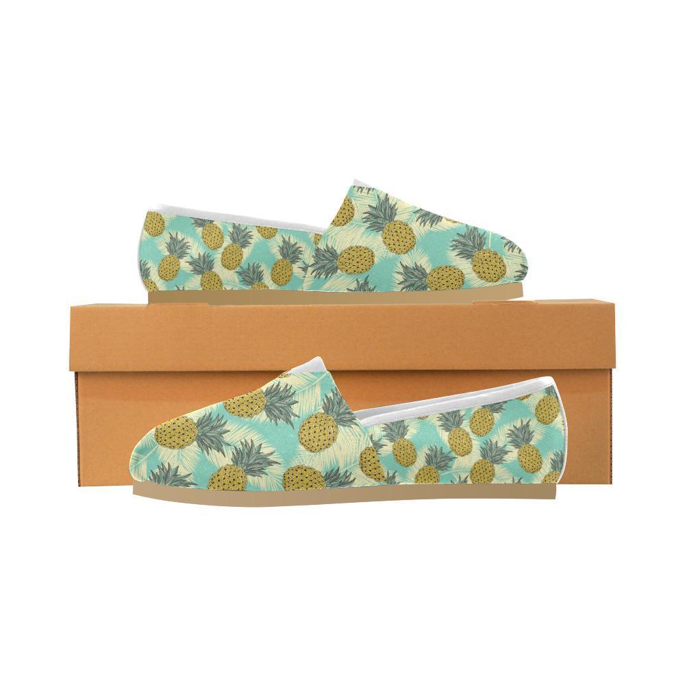 Pineapple Pattern Print Design PP03 Women Casual Shoes-JorJune.com