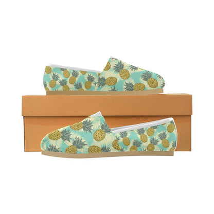 Pineapple Pattern Print Design PP03 Women Casual Shoes-JorJune.com
