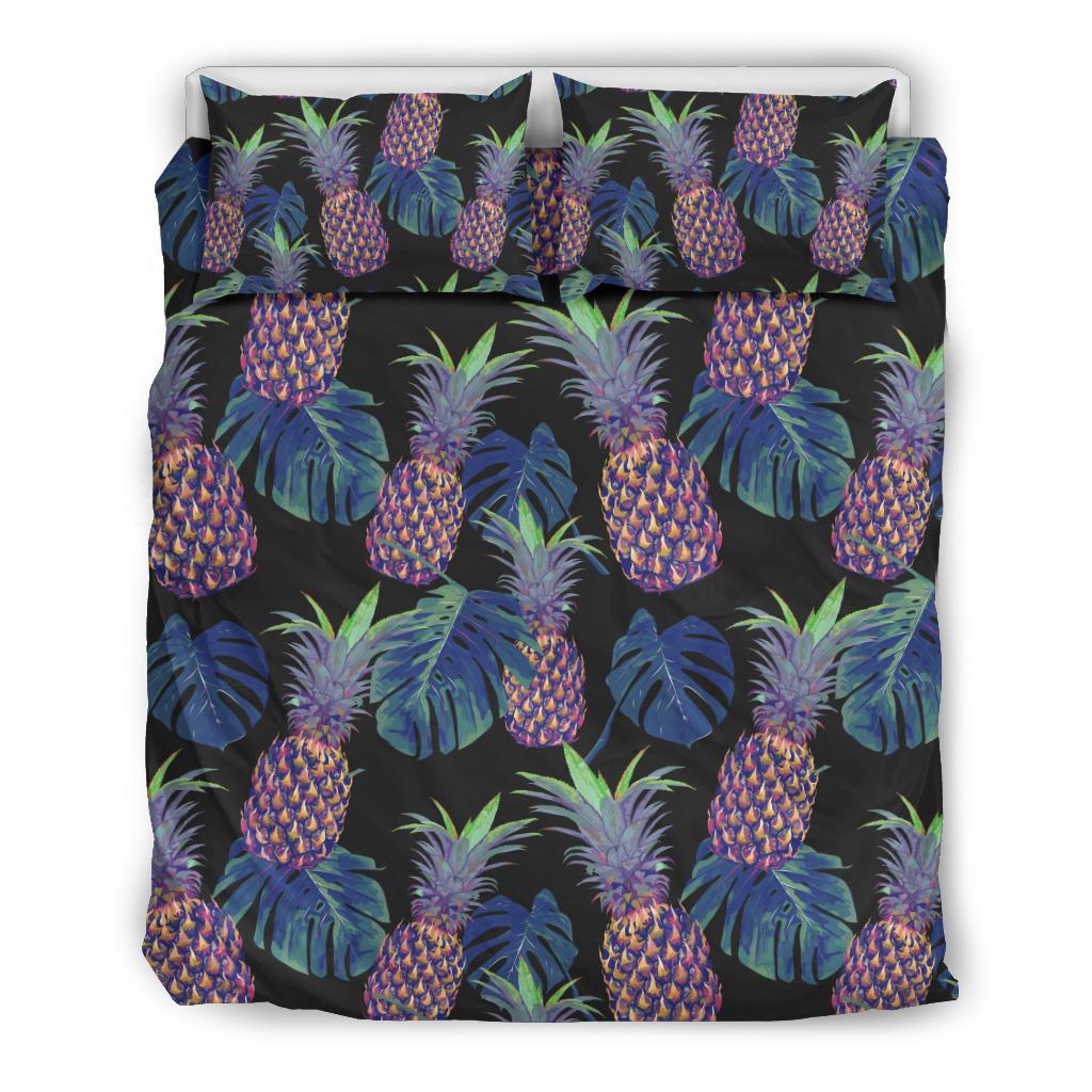 Pineapple Pattern Print Design PP04 Duvet Cover Bedding Set-JORJUNE.COM