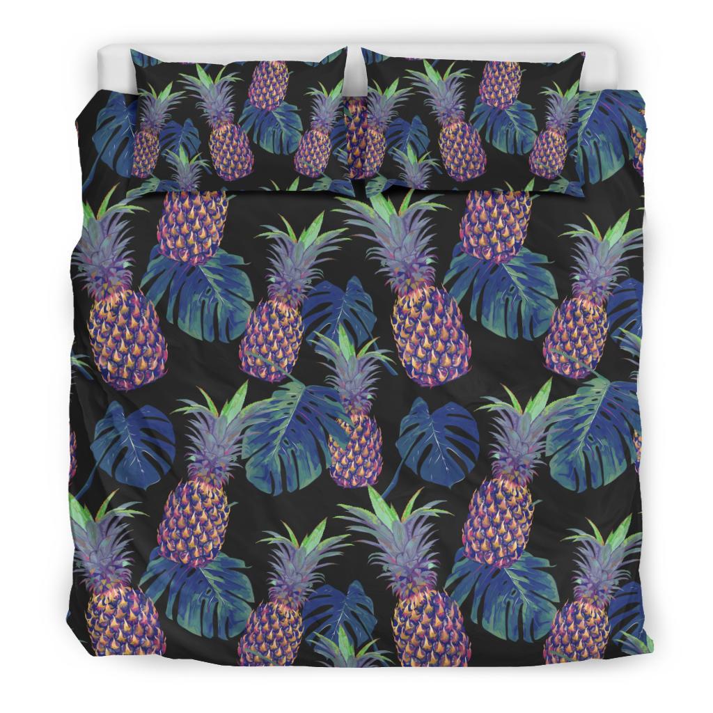 Pineapple Pattern Print Design PP04 Duvet Cover Bedding Set-JORJUNE.COM