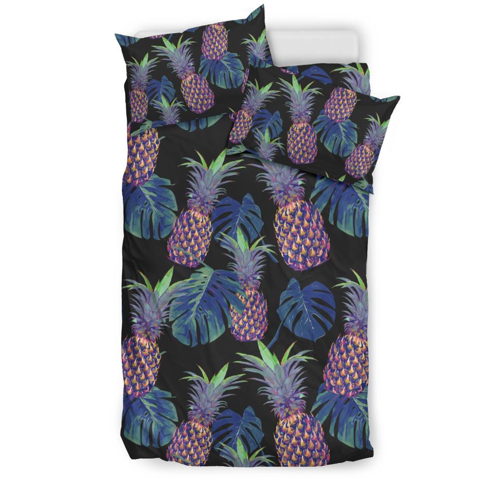 Pineapple Pattern Print Design PP04 Duvet Cover Bedding Set-JORJUNE.COM