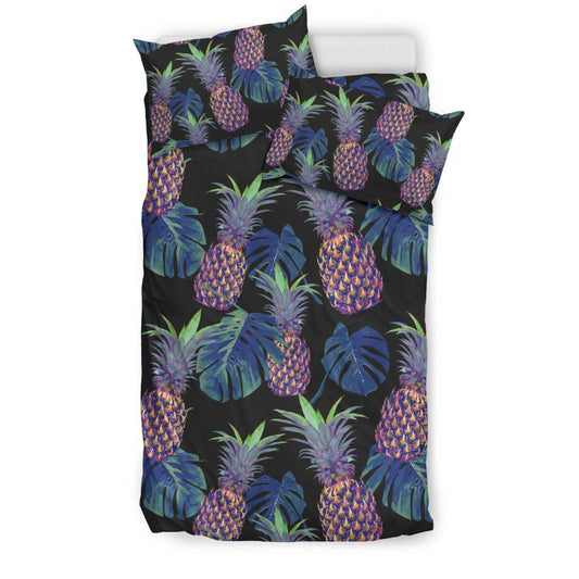 Pineapple Pattern Print Design PP04 Duvet Cover Bedding Set-JORJUNE.COM