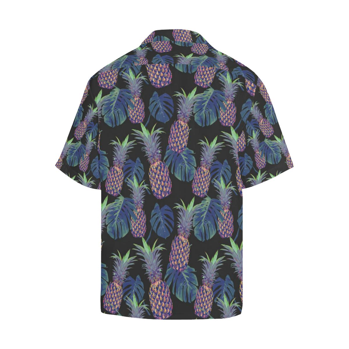 Pineapple Pattern Print Design PP04 Men Hawaiian Shirt-JorJune