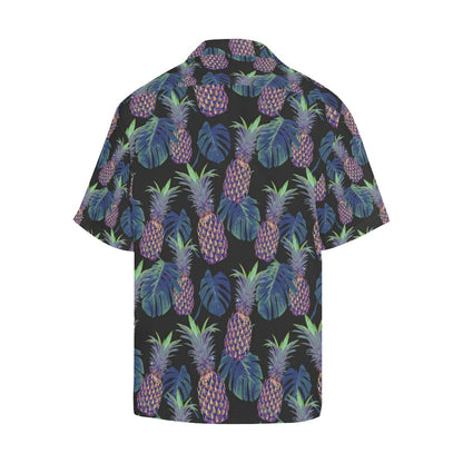 Pineapple Pattern Print Design PP04 Men Hawaiian Shirt-JorJune