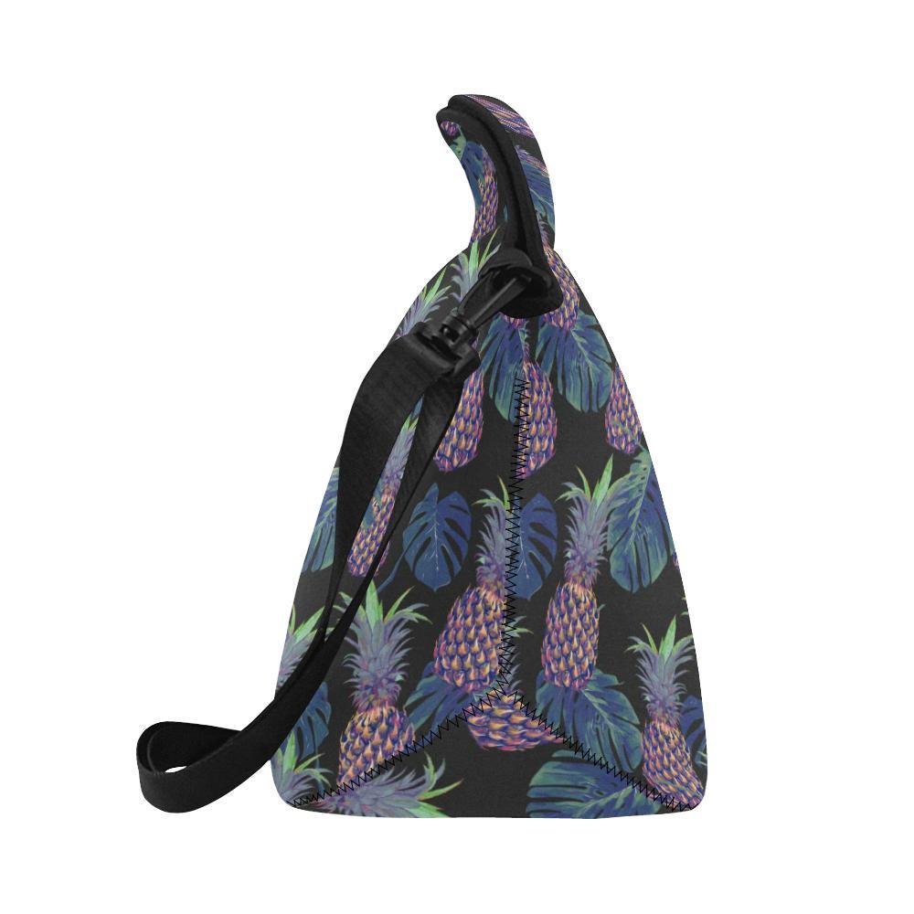 Pineapple Pattern Print Design PP04 Neoprene Lunch Bag-JorJune