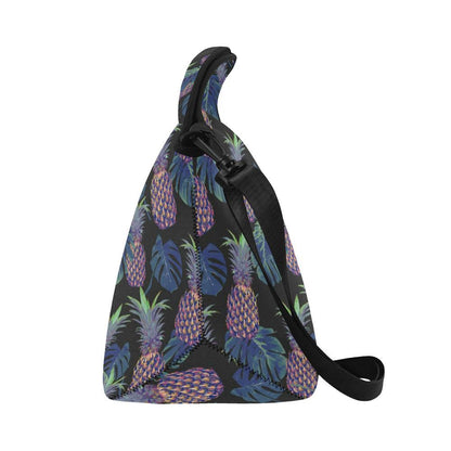 Pineapple Pattern Print Design PP04 Neoprene Lunch Bag-JorJune