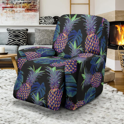 Pineapple Pattern Print Design PP04 Recliner Slipcover-JORJUNE.COM