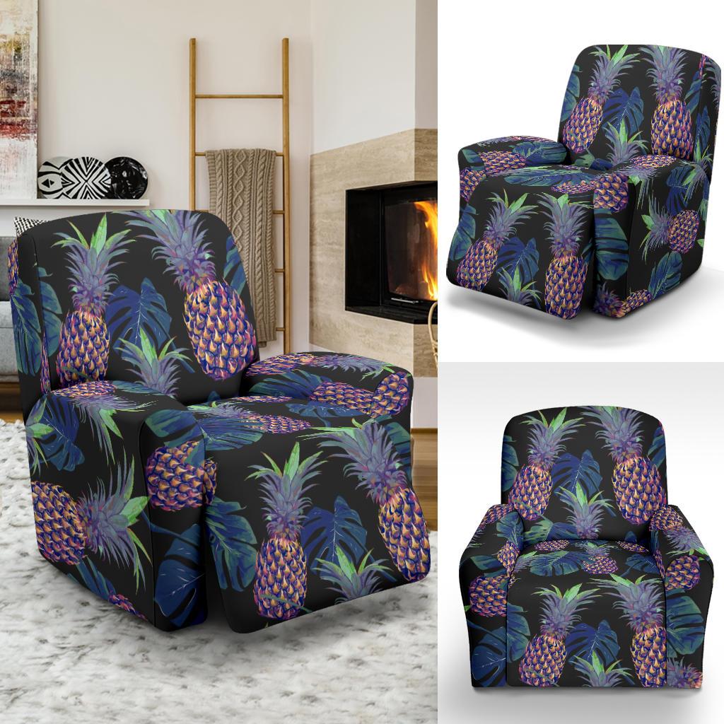 Pineapple Pattern Print Design PP04 Recliner Slipcover-JORJUNE.COM