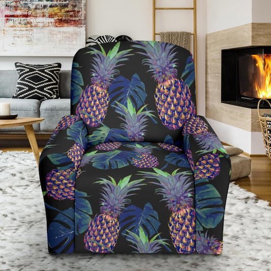 Pineapple Pattern Print Design PP04 Recliner Slipcover-JORJUNE.COM