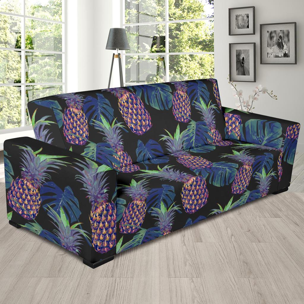 Pineapple Pattern Print Design PP04 Sofa Slipcover-JORJUNE.COM