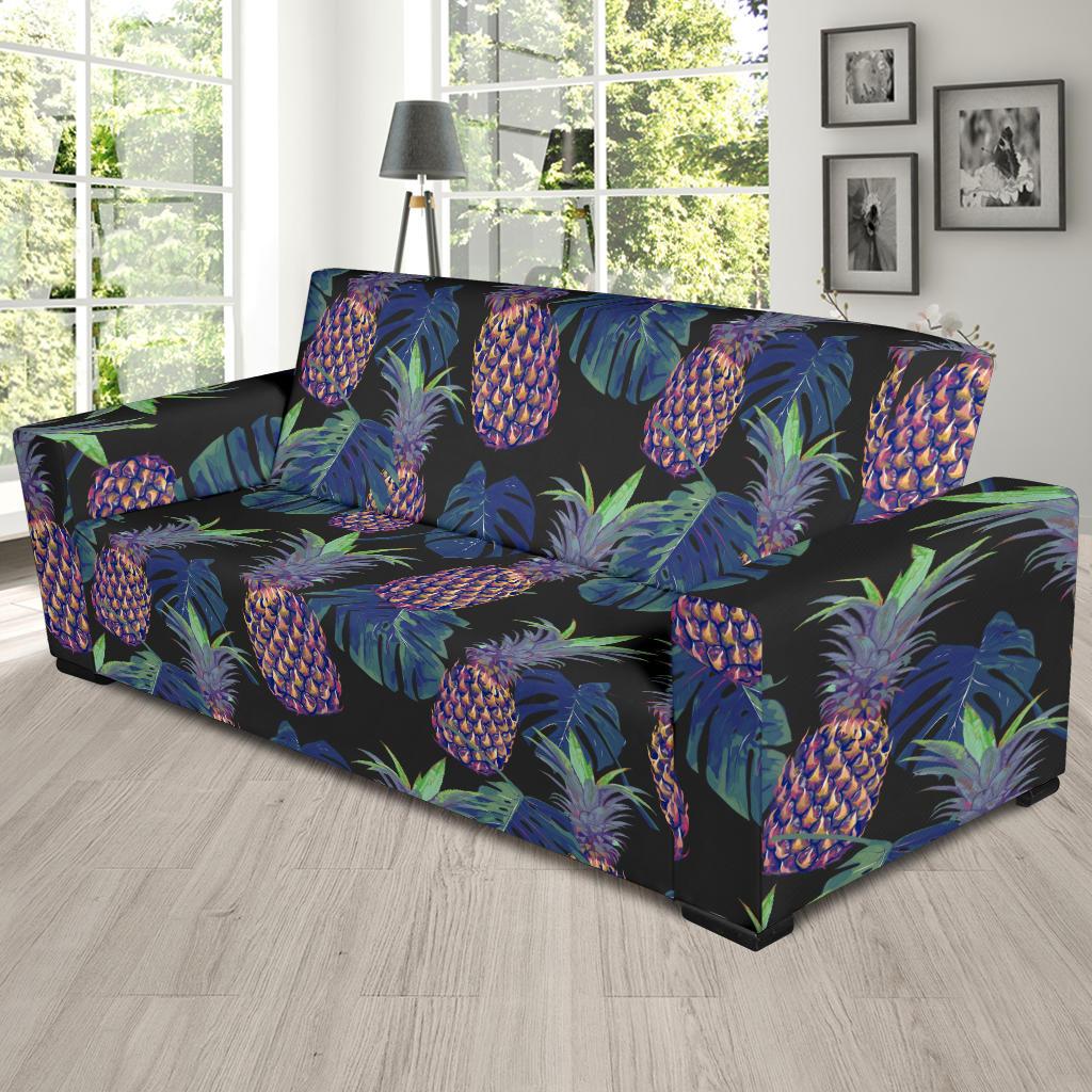 Pineapple Pattern Print Design PP04 Sofa Slipcover-JORJUNE.COM