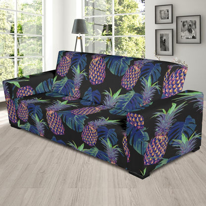 Pineapple Pattern Print Design PP04 Sofa Slipcover-JORJUNE.COM