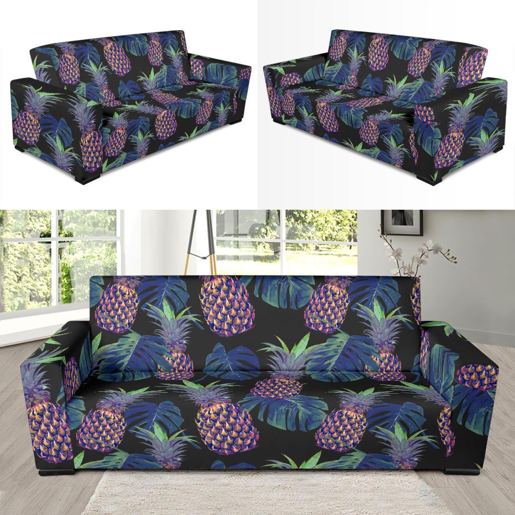 Pineapple Pattern Print Design PP04 Sofa Slipcover-JORJUNE.COM