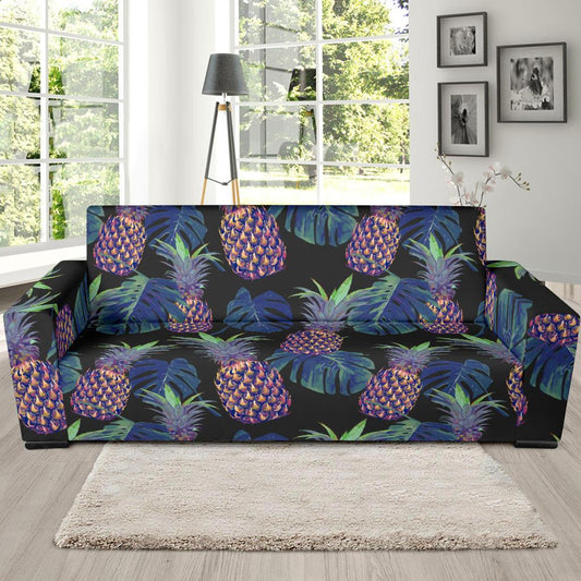 Pineapple Pattern Print Design PP04 Sofa Slipcover-JORJUNE.COM