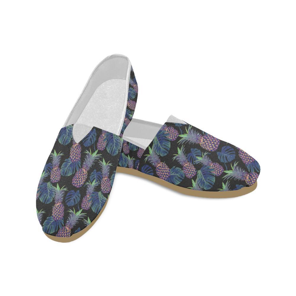 Pineapple Pattern Print Design PP04 Women Casual Shoes-JorJune.com
