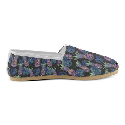 Pineapple Pattern Print Design PP04 Women Casual Shoes-JorJune.com