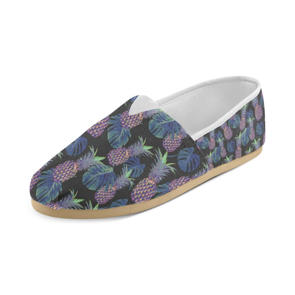 Pineapple Pattern Print Design PP04 Women Casual Shoes-JorJune.com