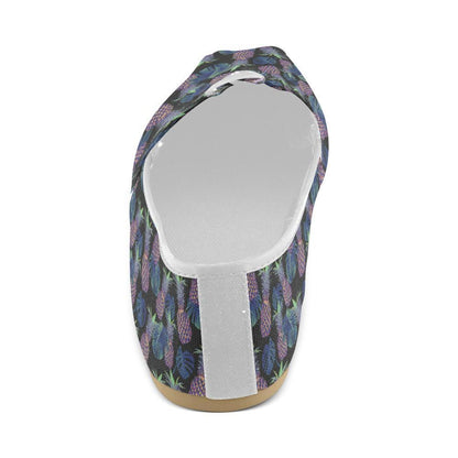 Pineapple Pattern Print Design PP04 Women Casual Shoes-JorJune.com
