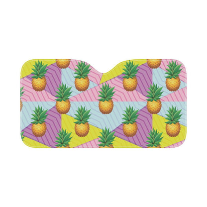 Pineapple Pattern Print Design PP05 Car Sun Shade-JorJune