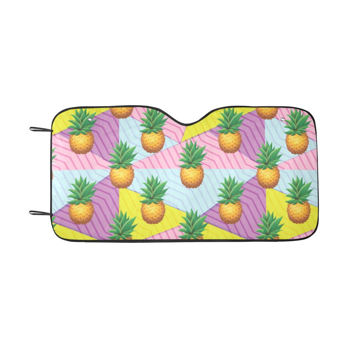 Pineapple Pattern Print Design PP05 Car Sun Shade-JorJune