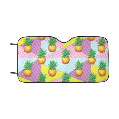 Pineapple Pattern Print Design PP05 Car Sun Shade-JorJune