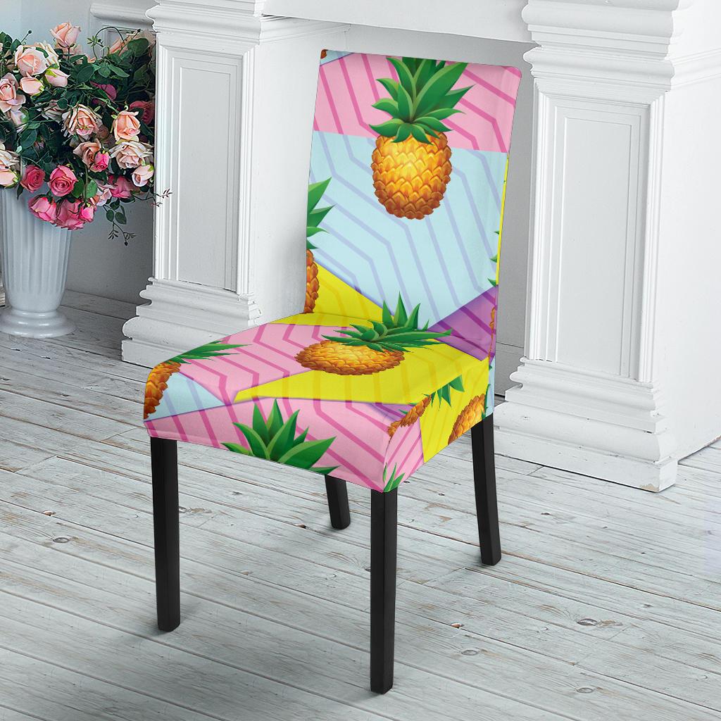 Pineapple Pattern Print Design PP05 Dining Chair Slipcover-JORJUNE.COM
