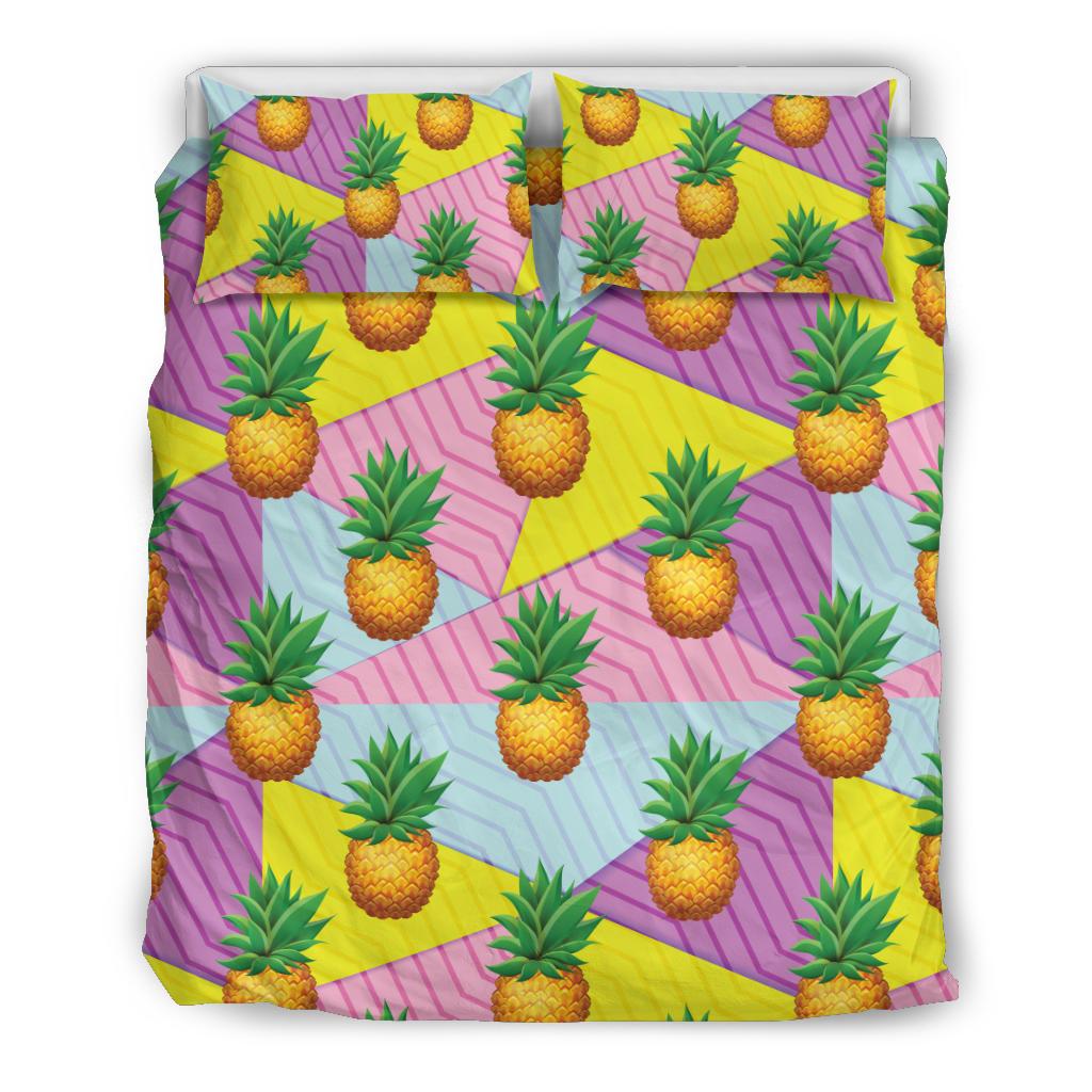 Pineapple Pattern Print Design PP05 Duvet Cover Bedding Set-JORJUNE.COM