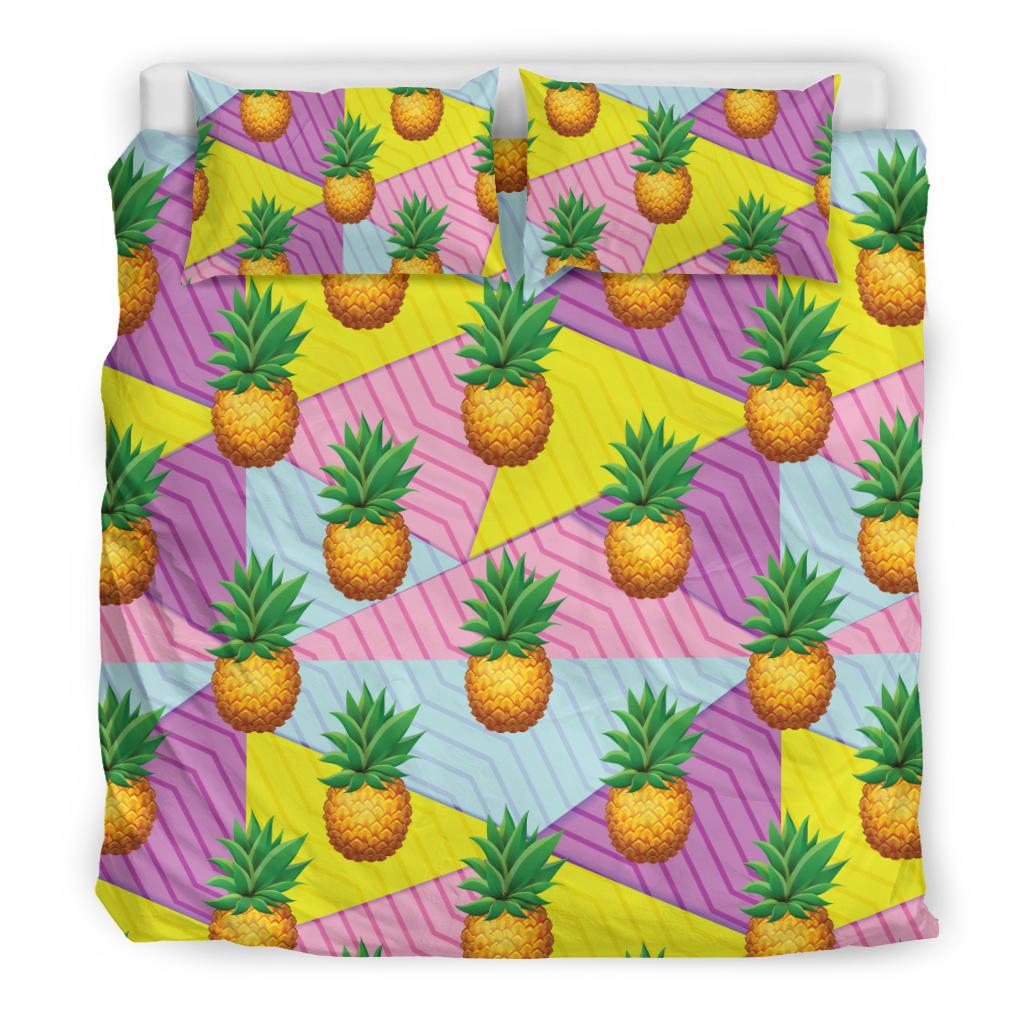 Pineapple Pattern Print Design PP05 Duvet Cover Bedding Set-JORJUNE.COM