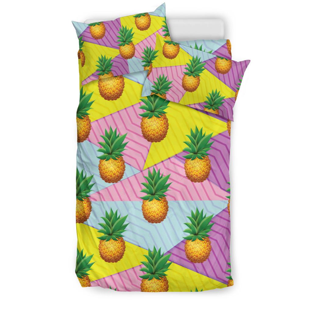 Pineapple Pattern Print Design PP05 Duvet Cover Bedding Set-JORJUNE.COM