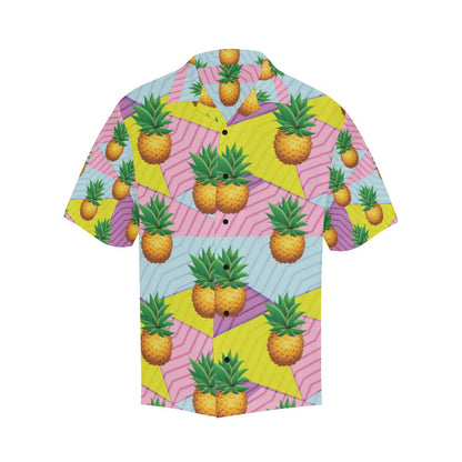 Pineapple Pattern Print Design PP05 Men Hawaiian Shirt-JorJune
