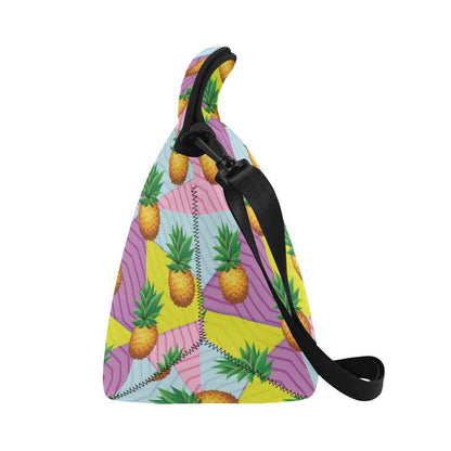Pineapple Pattern Print Design PP05 Neoprene Lunch Bag-JorJune