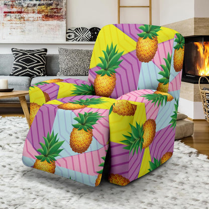 Pineapple Pattern Print Design PP05 Recliner Slipcover-JORJUNE.COM