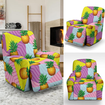 Pineapple Pattern Print Design PP05 Recliner Slipcover-JORJUNE.COM