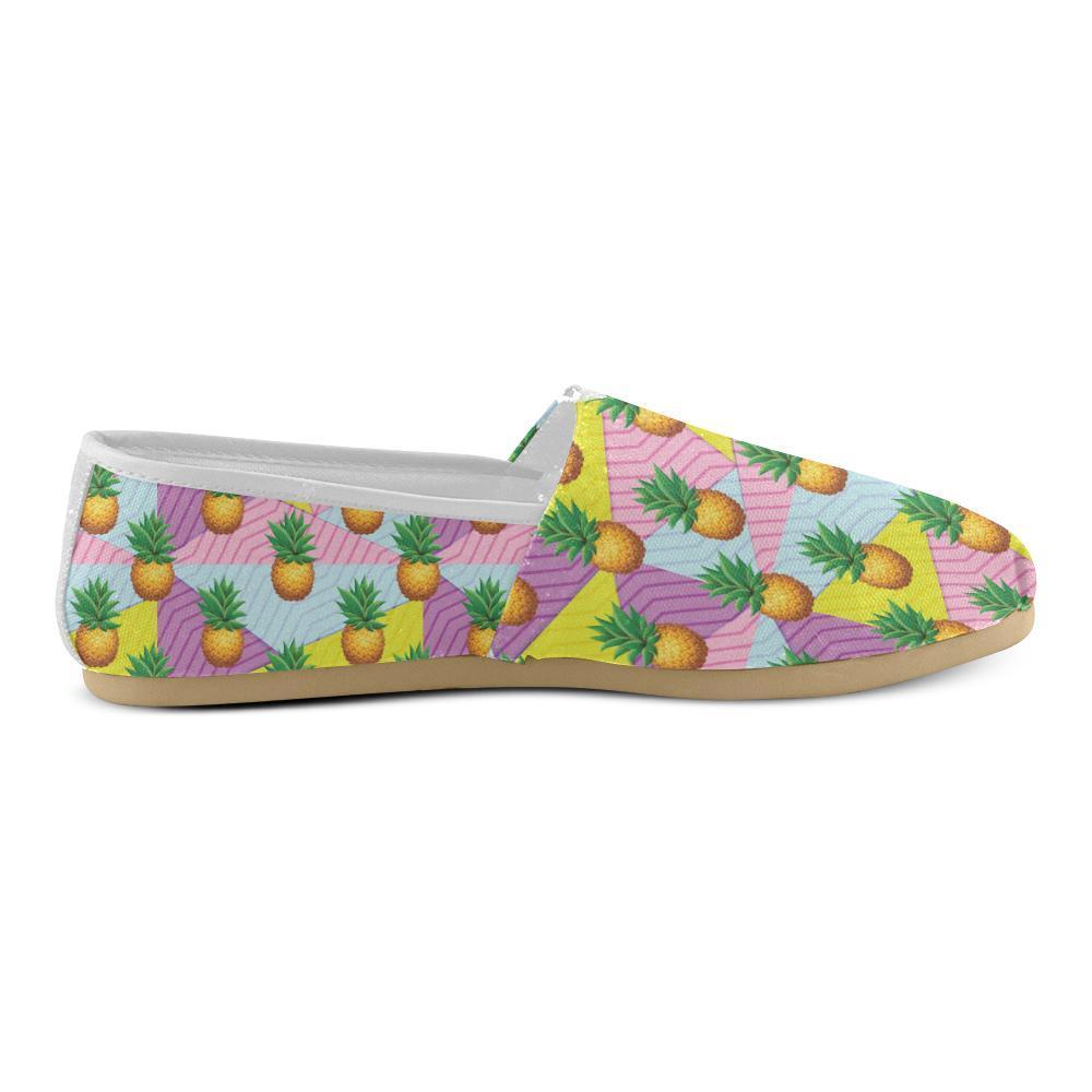Pineapple Pattern Print Design PP05 Women Casual Shoes-JorJune.com
