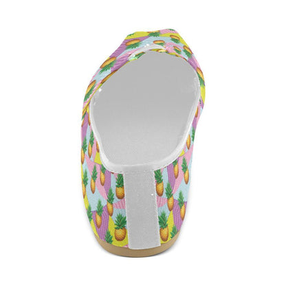 Pineapple Pattern Print Design PP05 Women Casual Shoes-JorJune.com
