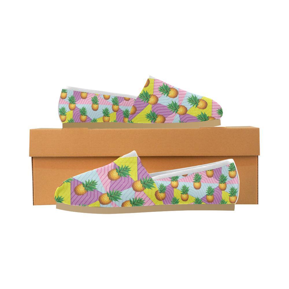 Pineapple Pattern Print Design PP05 Women Casual Shoes-JorJune.com