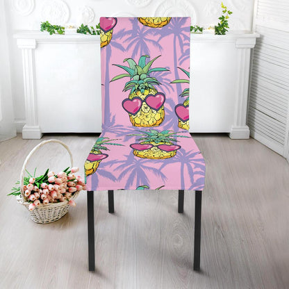 Pineapple Pattern Print Design PP06 Dining Chair Slipcover-JORJUNE.COM