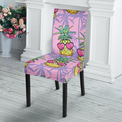 Pineapple Pattern Print Design PP06 Dining Chair Slipcover-JORJUNE.COM