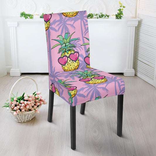 Pineapple Pattern Print Design PP06 Dining Chair Slipcover-JORJUNE.COM