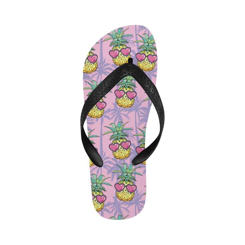 Pineapple Pattern Print Design PP06 Flip Flops-JorJune