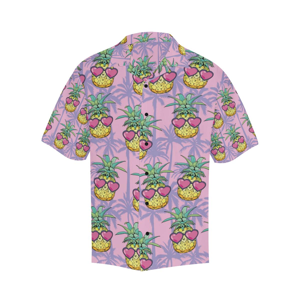 Pineapple Pattern Print Design PP06 Men Hawaiian Shirt-JorJune