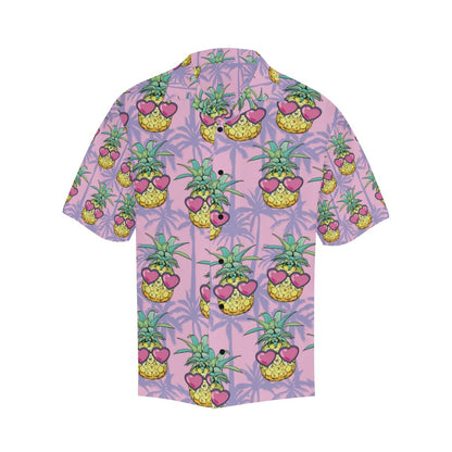 Pineapple Pattern Print Design PP06 Men Hawaiian Shirt-JorJune
