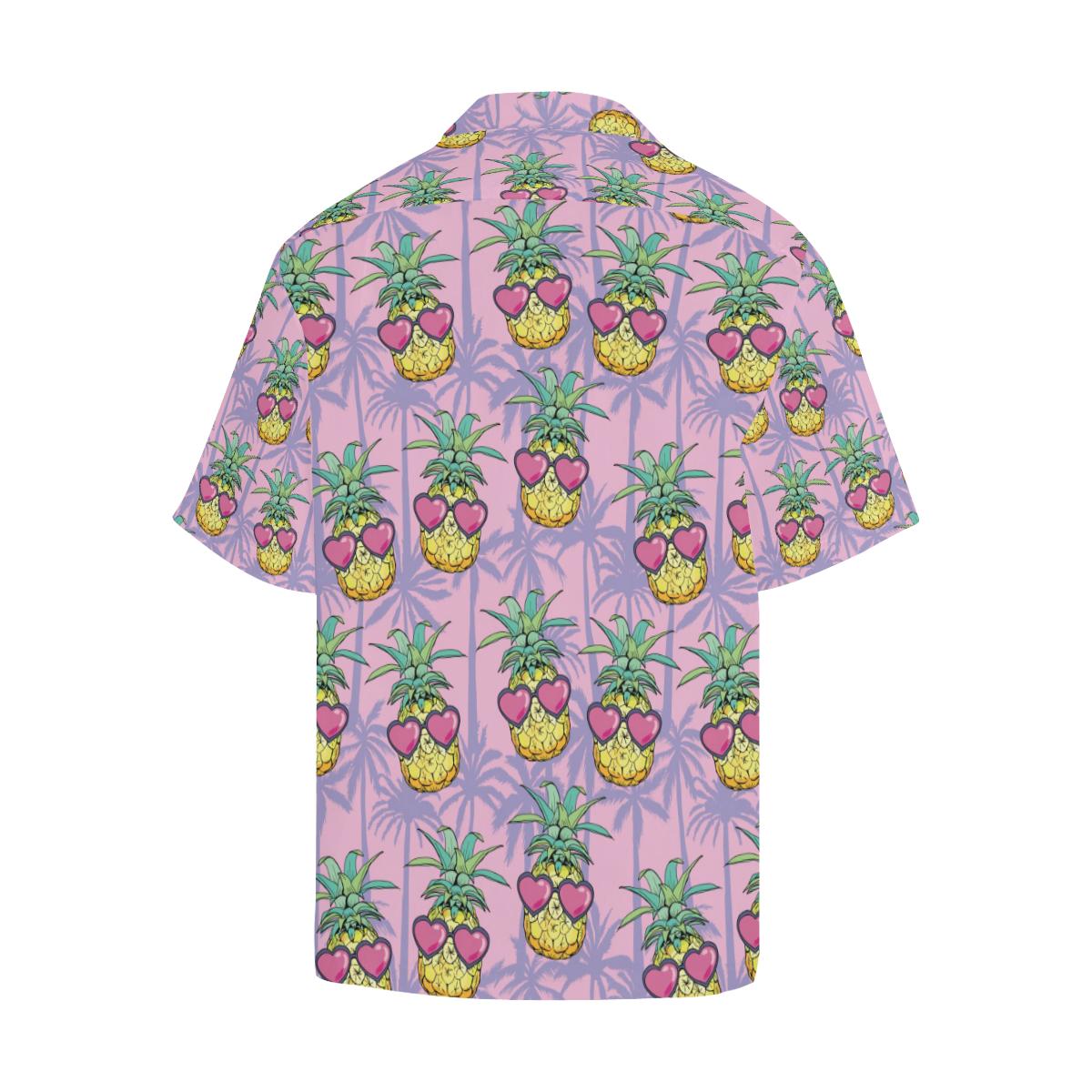 Pineapple Pattern Print Design PP06 Men Hawaiian Shirt-JorJune