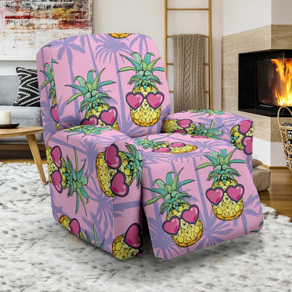 Pineapple Pattern Print Design PP06 Recliner Slipcover-JORJUNE.COM