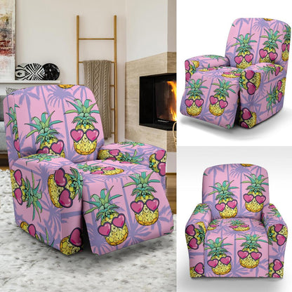 Pineapple Pattern Print Design PP06 Recliner Slipcover-JORJUNE.COM