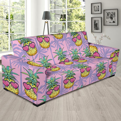 Pineapple Pattern Print Design PP06 Sofa Slipcover-JORJUNE.COM